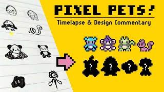 Designing 4 NEW pets for our game  Pixel Art & Animation