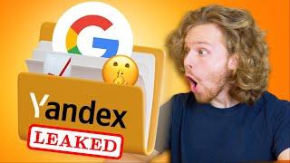 Yandex Ranking Factors Leaked - Google Uncovered??