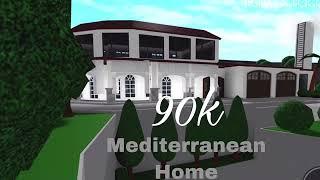 Mediterranean mansion 90k no large plot Italy palace bloxburg