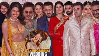 Star-studded Celebrities arrives at AnantRadhika Wedding  Salman Khan Shahrukh Khan Katrina Alia