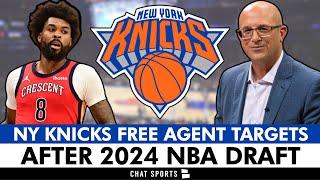 NY Knicks Free Agent Targets After NBA Draft per ESPN & Bobby Marks  Knicks Rumors News