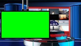 Broadcast News Intro Free Green Screen TV Animation