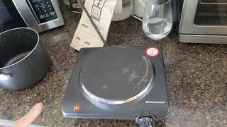 Video Review Single Hot Plate by Gourmet Elite