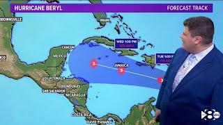Hurricane Beryl  Full breakdown and the latest track of the storm