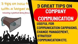 Company Communication 3 Tips for leaders and managers
