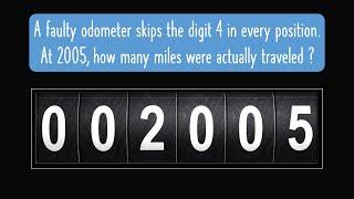 Can you solve the faulty odometer puzzle?