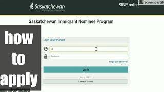 How to apply for Saskatchewan PNP -overview