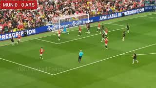 Manchester united 3-1 Arsenal highlights #manutd #arsenal #antony