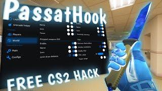 New Free CS2 CHEAT PassatHook Showcase CS2 FREE HACK showcase