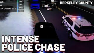 INTENSE POLICE CHASE ROBLOX Berkeley County Concord