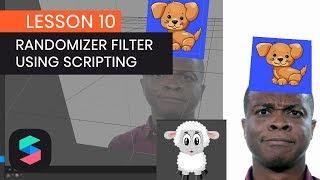 Spark AR Lesson 10 How to Create Randomizer Effect using Scripting?