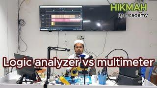 Multimeter vs logic analyzer