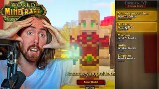 WoW x Minecraft Is Here  Asmongold Reacts