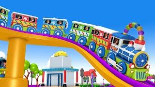 Toy Train Fun Ride Toy Factory Cartoon Train for kids  Kids Videos for kids Cartoon Cartoon