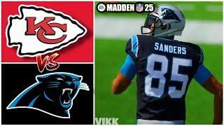 Chiefs vs Panthers Week 12 Simulation Madden 25 Rosters