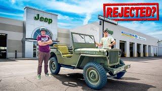 Taking an 80-Year-Old Army Jeep to a Jeep Dealer for Service