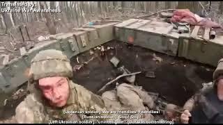 18+ Warning War Crime? Russian soldier kills 2 Ukrainian soldiers in Kreminna Luhansk Region.