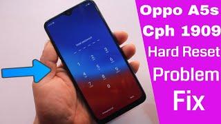 Oppo A5s Cph1909 Hard Reset Problem While Erase User Data 100% Tested