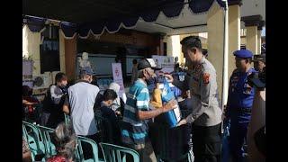 Ratusan Kantong Beras Dibagikan Kapolres Buleleng.