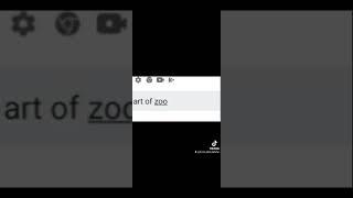 DO NOT SEARCH ART OF ZOO WARNING