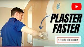 #1 Tip For Plastering FASTER ️  Plaster More Walls In LESS TIME...Its all about the Method