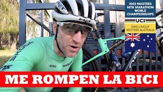 Rompen mi Orbea Oiz antes de correr el Mundial  Dwellingup Australia 2023  Ibon Zugasti