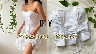 DIY Strapless Corset Pattern Available