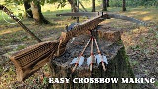 How to Easily Make a Powerful Crossbow From an Old Saw