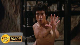 Bruce Lee vs Hans guards at the Underground base  Enter the Dragon 1973