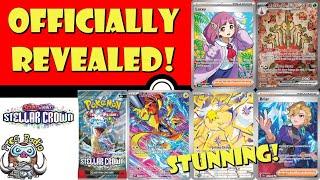 BIG New Cards Officially Revealed from Stellar Crown Illustration Rares Pokemon TCG News