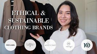 ETHICAL + SUSTAINABLE Clothing Brands 2021  Haley Estrada