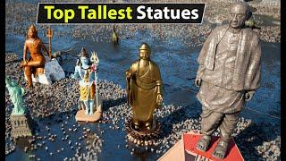 Rise of world Tallest Statues in the world  Tallest statues size comparison