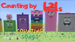 Counting by 121s Song  Minecraft Numberblocks Counting Song  Math and Number Songs for Kids