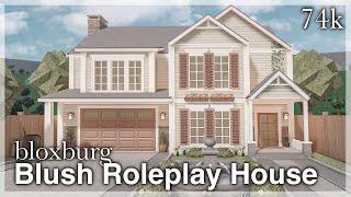 Bloxburg - Blush Roleplay House Speedbuild exterior