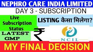 Nephro Care India Ipo Nephro Care India Limited Ipo NephroCare IpoNephro Care India Ipo Gmp Today
