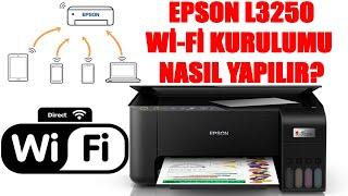 EPSON L 3250 Wİ-Fİ KURULUMU NASIL YAPILIR? EPSON YAZICI VE MODEM ARASI BAĞLANTI NASIL YAPILIR?