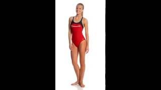 Nike Swim LifeLifeguard Power Back Tank One Piece Swimsuit  SwimOutlet.com