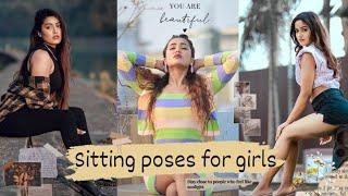 Sitting poses for girlsAesthetic sitting photo ideas for girlsPhotoshoot Ideas