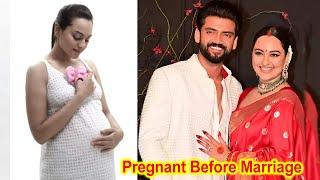 Pregnant Before Marriage Sonakshi Sinha Visit Hospital with Husband Zaheer Iqbal after 5 Days