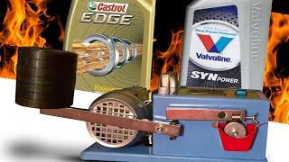 Castrol Edge 0W40 vs Valvoline SynPower 0W40 Engine Oil Test 100°C