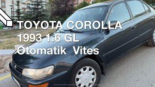 Toyota Corolla 1993 GL 1.6 Otomatik Vites Testi  Efsane Kasa AE101 