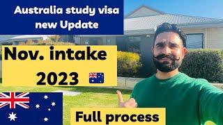 Update Australia Study Visa Nov. Intake  2023  Hindi  Dont miss..