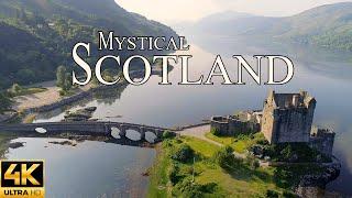Mystical Scotland 4K Scenic Relaxation with Location Tags  Flying over Scotland 4K Drone  Alba