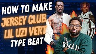 How To Make A JERSEY CLUB Type Beat w A RNB Sample LIL UZI VERT  2RARE  Logic Pro x Tutorial