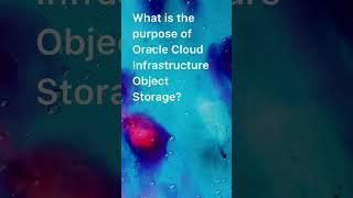 #oraclecloud #objectstorage #datastorage #scalability