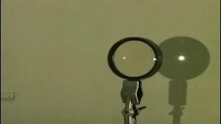Experiments in physics. Determination of the focal length of the collecting lens