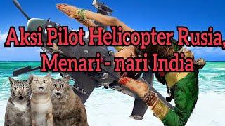 aksi memukau pilot helicopter kamov ka 52 rusia menari nari seperti film india @jendraltempur