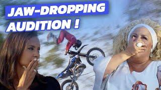 DONT TRY THIS AT HOME The Most DANGEROUS Motocross Audition EVER Recorded on France Got Talent