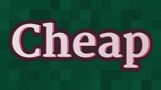 CHEAP pronunciation • How to pronounce CHEAP