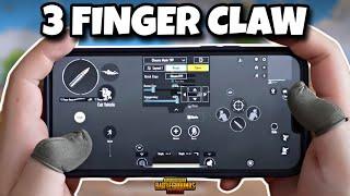 Best 3 Finger Claw PUBG MOBILE  Best 3 Finger Claw Bgmi  3 Finger Setup Guide Controls Code